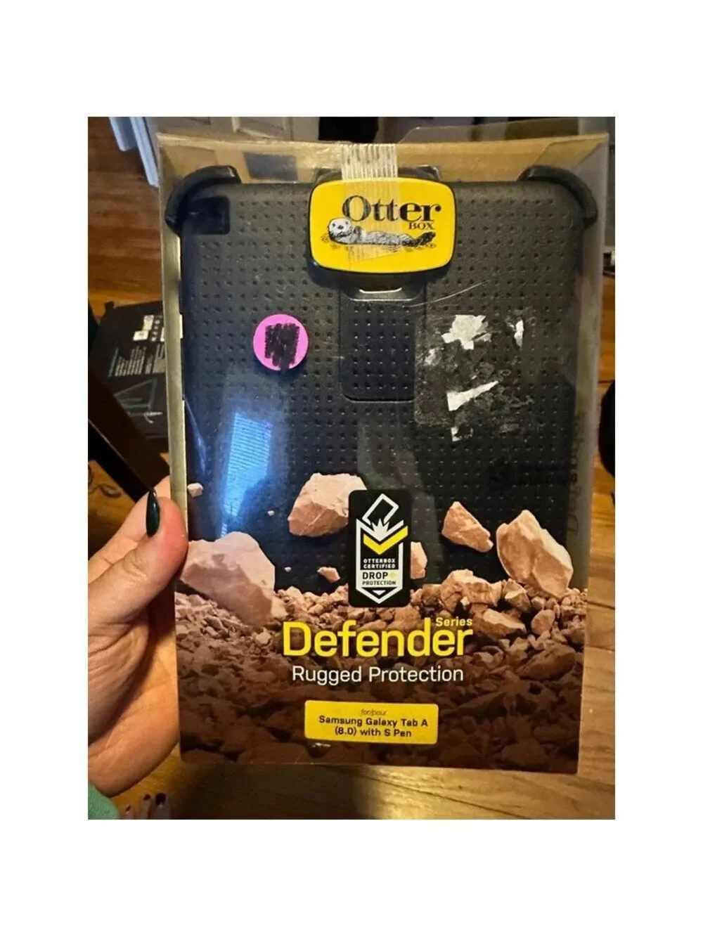 OtterBox Defender Series Tablet Case for Samsung Galaxy Tablet A (8.0)- Black